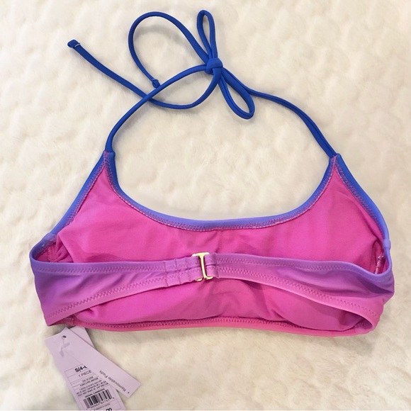 Wild Fable Purple Ombre Triangle Bikini Top Size Small 4-6 - Picture 5 of 6